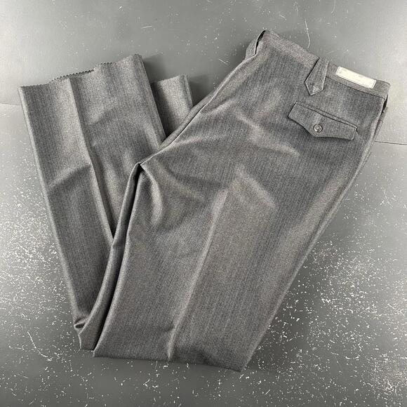 VTG Pagano West Slacks Mens 44 Gray Swedish Warp Westerner Pant Suit NWT No Hem - Picture 1 of 8